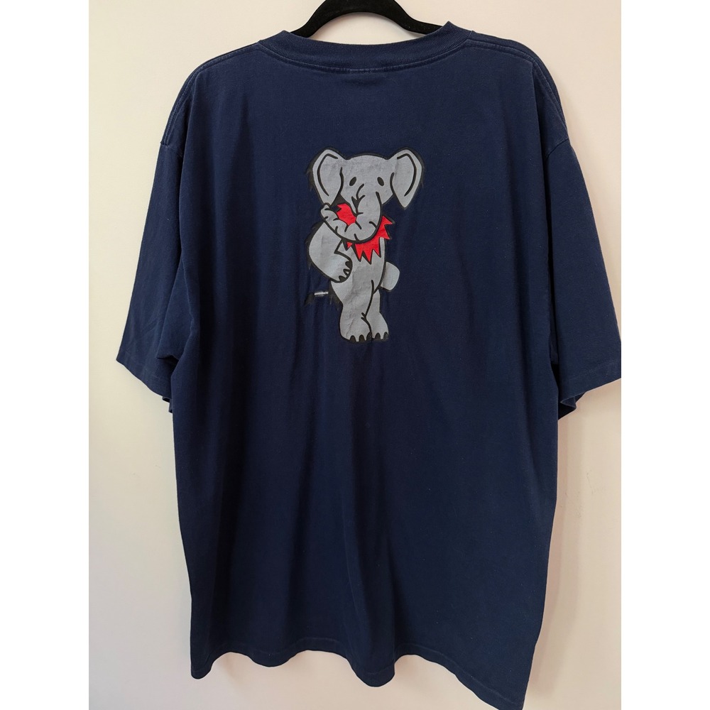 University of Alabama Crimson Tide Elephant T-Shirt Men's 2XL Single Stitch